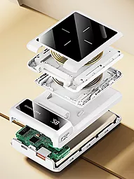 Повербанк Powermax Wireless Folding 10000 mAh 22.5W White - мініатюра 9