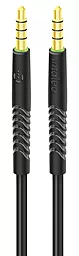 Аудіо кабель Intaleo CBFLEXA1 AUX mini Jack 3.5mm M/M Cable 1.2 м black (1283126487538) - мініатюра 2