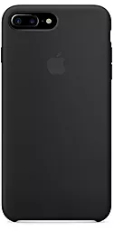 Чехол Silicone Case для Apple iPhone 7 Plus, iPhone 8 Plus Black