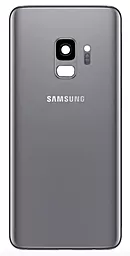 Задняя крышка корпуса Samsung Galaxy S9 G960 со стеклом камеры Silver