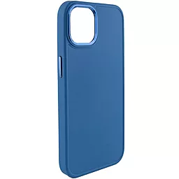 Чехол Epik TPU Bonbon Metal Style для Apple iPhone 14 Denim Blue - миниатюра 2