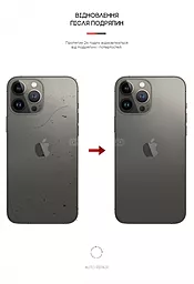 Гидрогелевая пленка ArmorStandart на заднюю панель для Apple iPhone 13 Pro Carbone Transparent (ARM61069) - миниатюра 3
