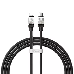 Кабель Baseus USB PD CoolPlay Series 20w 3a USB Type-C - Lightning cable black (CAKW000001) - миниатюра 5