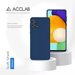 Чехол ACCLAB SoftShell для Samsung Galaxy A72 Blue - миниатюра 4
