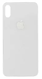 Задняя крышка корпуса Apple iPhone XS (big hole) Silver