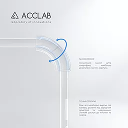Чехол ACCLAB Shockproof для Xiaomi Redmi Note 8 Transparent - миниатюра 3