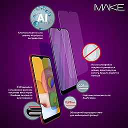 Защитное стекло MAKE для Apple iPhone 14 (MGF-AI14) - миниатюра 4