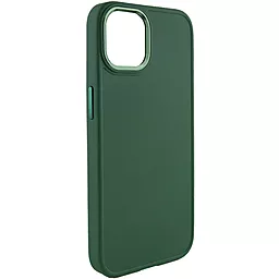 Чехол Epik TPU Bonbon Metal Style для Apple iPhone 14 Pine Green
