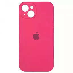 Чехол Silicone Case Full Camera для Apple IPhone 13 Hot Pink