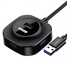 USB-A хаб Earldom ET-HUB06 HUB Black