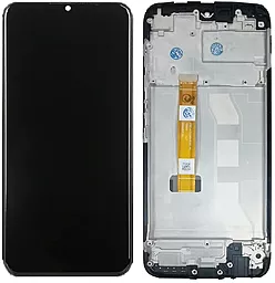 Дисплей Realme C11 2020, C12, C15 с тачскрином и рамкой, оригинал, Black