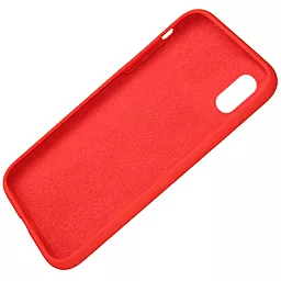 Чехол Epik Silicone Case Hand Holder Apple iPhone XS Max Red - миниатюра 2