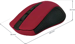 Компьютерная мышка Defender Accura MM-935 (52937) Red - миниатюра 4