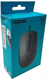 Комп'ютерна мишка Rapoo N200 Black - Вітринний зразок - мініатюра 7