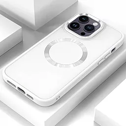 Чехол Epik TPU Bonbon Metal Style with MagSafe для Apple iPhone 12 Pro Max (6.7") White - миниатюра 3