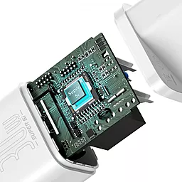 Сетевое зарядное устройство с быстрой зарядкой Baseus Super Si 30w USB-C home charger white (CCSUP-J02) - миниатюра 5