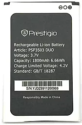 Аккумулятор Prestigio MultiPhone 3503 Wize C3 Duo / PSP3503 (1800 mAh) 12 мес. гарантия