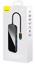 Мультипортовый USB Type-C хаб Baseus AcmeJoy 8-Port Hub dark grey (WKJZ010613) - миниатюра 5