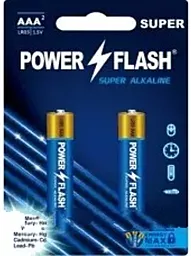 Батарейки Power Flash LR03 / AAA (7245) 2шт 1.5 V