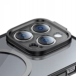 Чехол Baseus Glitter Series Magnetic Case +Glass 0.22mm для Apple iPhone 14 Pro Black (ARMC010101) - миниатюра 4