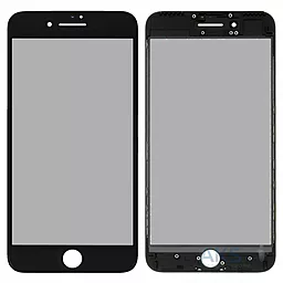 Корпусное стекло дисплея Apple iPhone 7 Plus (с OCA пленкой и поляризационной пленкой) with frame (original) Black