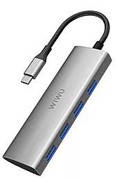 USB Type-C хаб WIWU Alpha 440 USB-C -> 4xUSB3.0 Hub