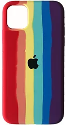Чехол 1TOUCH Silicone Case Full для Apple iPhone 12, iPhone 12 Pro Rainbow 2