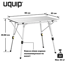Стол Uquip Variety M Grey (244112) - миниатюра 4