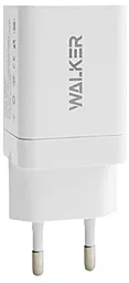 Сетевое зарядное устройство Walker WH-65 65w GaN PD USB-C ports fast charger white - миниатюра 4