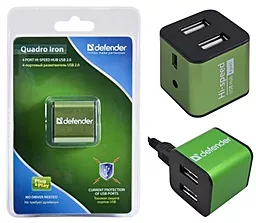 USB-A хаб Defender QUADRO IRON (83506)