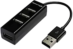 USB-A хаб Grand-X GH-403 4 x USB 2.0 Black