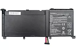 Акумулятор для ноутбука Asus C41N1416 ZenBook UX501VW / 15.2V 3950mAh / C41N1416-4S1P-3950 Elements PRO Black