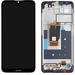 Дисплей Nokia 2.4 Dual Sim з тачскріном і рамкою, оригінал, Black