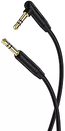 Аудио кабель Borofone BL4 AUX mini Jack 3.5mm M/M Cable 1 м black - миниатюра 2
