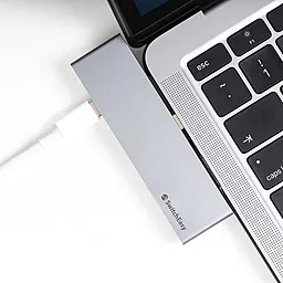 Мультипортовый USB Type-C хаб (концентратор) SwitchEasy SwitchDrive 6-in-1 HUB-Cable (GS-109-229-253-101) - миниатюра 7