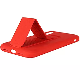 Чехол Epik Silicone Case Hand Holder Apple iPhone XS Max Red - миниатюра 3