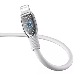 Кабель USB PD Baseus Pudding Series 20w 3a 2m USB Type-C - Lightning сable white (P10355701221-01) - миниатюра 3