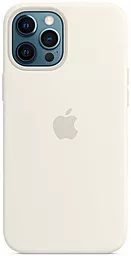 Чохол Apple Silicone Case Full with MagSafe and SplashScreen для Apple для iPhone 12  / iPhone 12 Pro White