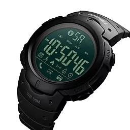 Часы наручные SKMEI 1301BK Smart Watch Black - миниатюра 2
