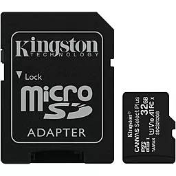 Карта пам'яті Kingston microSDHC 32GB Canvas Select Plus Class 10 UHS-I U1 V10 A1 + SD-адаптер (SDCS2/32GB)