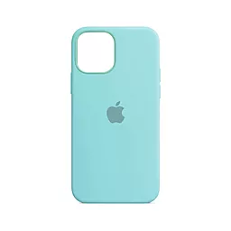 Чехол Silicone Case Full для Apple iPhone 14 Plus Sea Blue