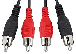 Аудио кабель 1TOUCH 2xRCA M/M Cable 1.2 м black