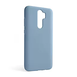 Чехол Silicone Case для Xiaomi Redmi Note 8 Pro Light Blue