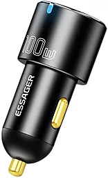 Автомобильное зарядное устройство Essager 100W 3A PD/QC Optimus Prime High Power Car Charger USB-A-C Black (ECCAC-QTZ01) - миниатюра 3