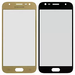 Корпусное стекло дисплея Samsung Galaxy J3 J330F 2017 (original) Gold