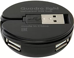 USB хаб Defender QUADRO Light Black (83201) - миниатюра 2