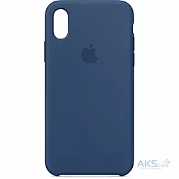 Чохол Silicone Case для Apple iPhone X, iPhone XS Midnight Blue