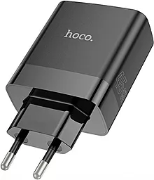 Мережевий зарядний пристрій Hoco C127A 45w PD/QC 3xUSB-A/USB-C ports home charger black - мініатюра 3