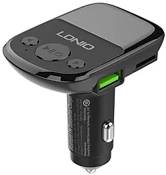 Автомобильное зарядное устройство LDNio C706Q 2xUSB-A 25W QC3.0 + USB Type-C Cable Black - миниатюра 4