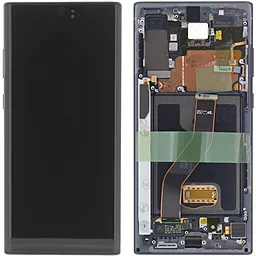 Дисплей Samsung Galaxy Note 10 Plus N975 з тачскріном і рамкою, сервісний оригінал, Black